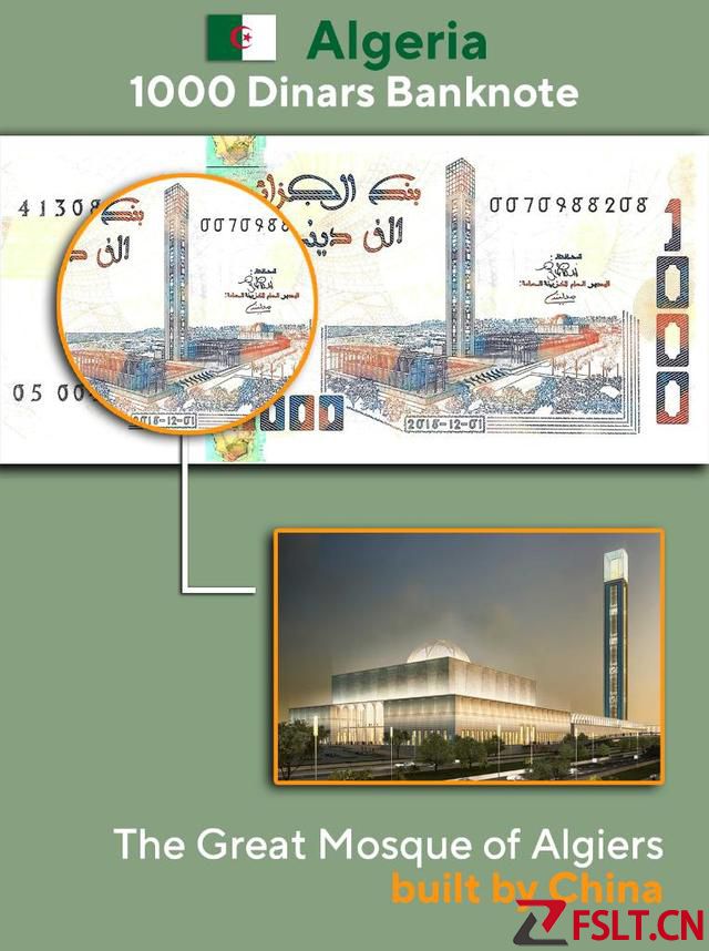 这些阿拉伯国家钱币上的“中国建造”