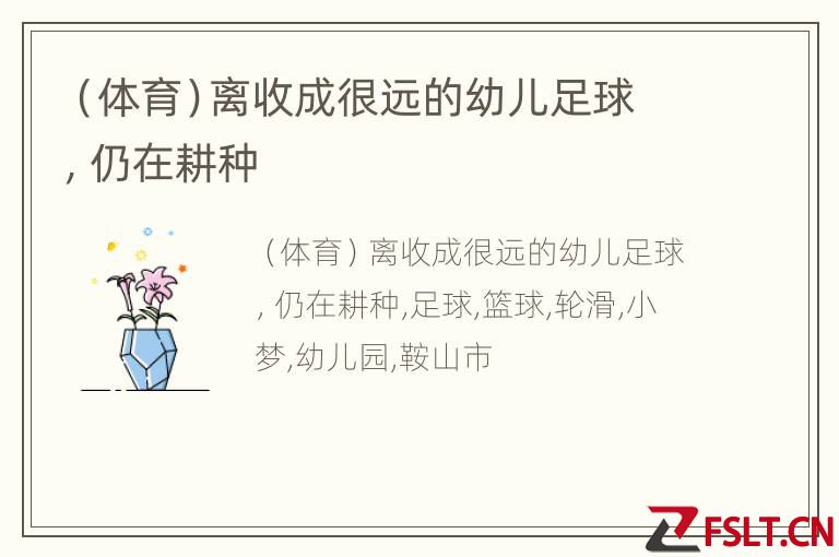 （体育）离收成很远的幼儿足球，仍在耕种